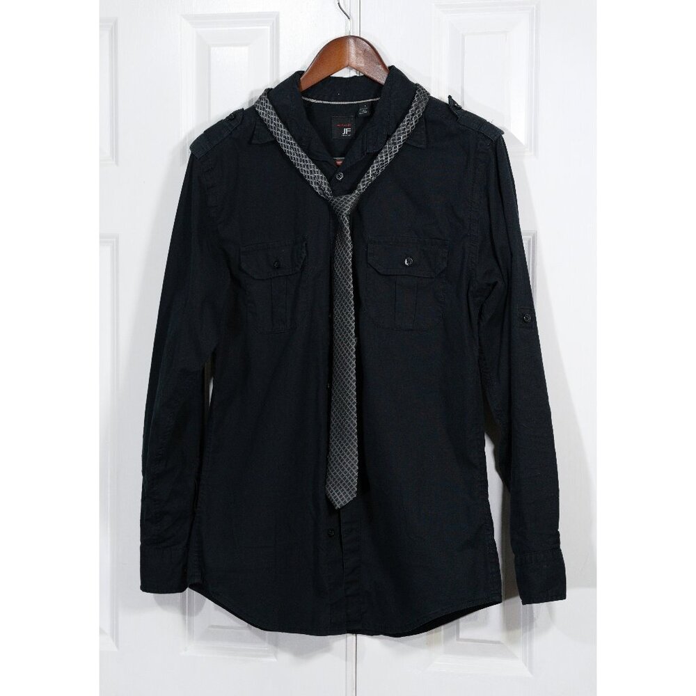 J. Ferrar Button down shirt with tie